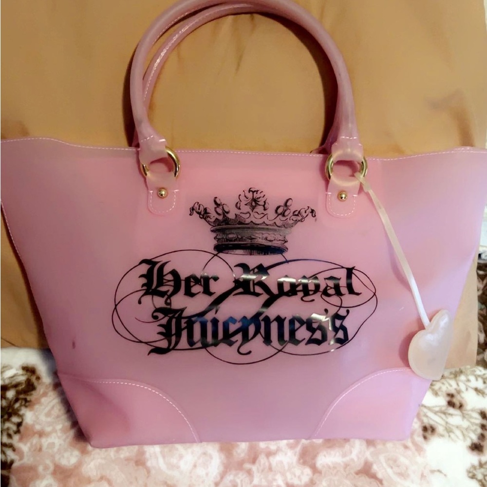 Her Royal Juicyness Juicy Couture Pink Tote